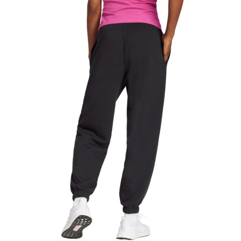 Spodnie damskie adidas Essentials Linear French Terry Cuffed czarne JC5948 Spodnie damskie adidas Essentials Linear French Terry Cuffed czarne JC5948
