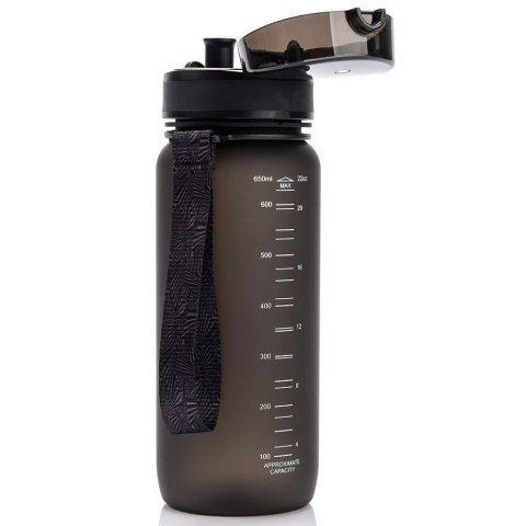 Bidon sportowy Meteor 650ml czarny 74584 Bidon sportowy Meteor 650ml czarny 74584
