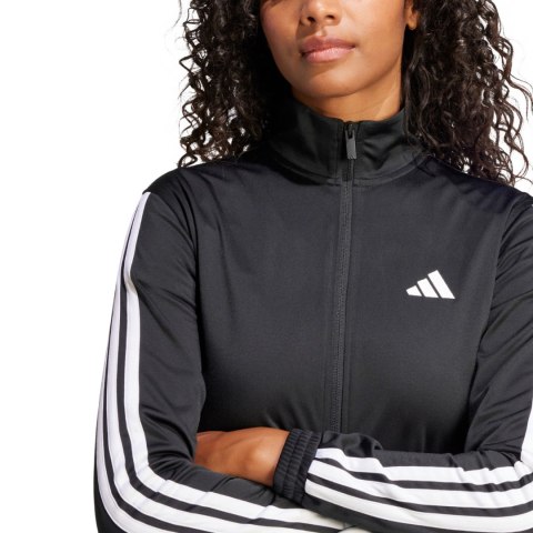 Bluza damska adidas Essentials Trricot 3-Stripes czarna JC8889 Bluza damska adidas Essentials Trricot 3-Stripes czarna JC8889
