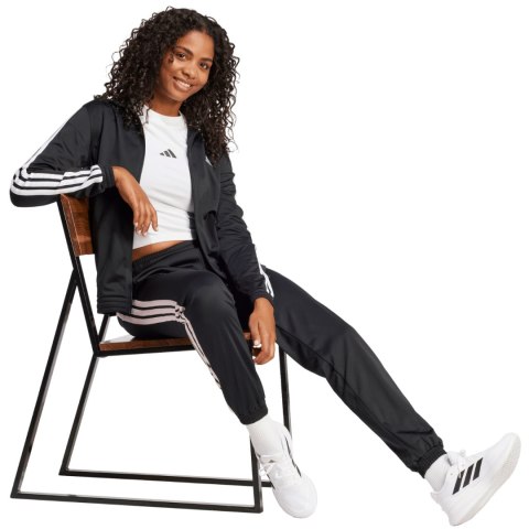 Bluza damska adidas Essentials Trricot 3-Stripes czarna JC8889 Bluza damska adidas Essentials Trricot 3-Stripes czarna JC8889