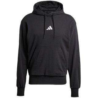 Bluza męska adidas Essentials Feelcozy French Terry czarna JE3849