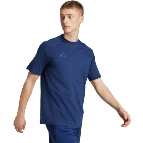 Koszulka męska adidas Tiro 25 Tee Travel granatowa JY5949 Koszulka męska adidas Tiro 25 Tee Travel granatowa JY5949