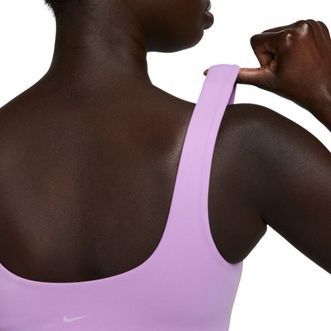 Stanik sportowy Nike Dri-Fit Alate All fioletowy DV9855 532