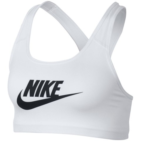 Stanik sportowy Nike Futura Swoosh biały 899370 100 Stanik sportowy Nike Futura Swoosh biały 899370 100