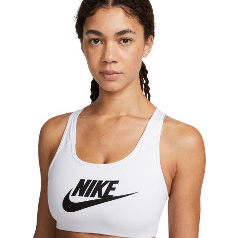 Stanik sportowy Nike Futura Swoosh biały 899370 100 Stanik sportowy Nike Futura Swoosh biały 899370 100