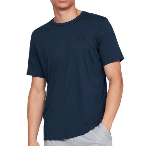 Koszulka męska Under Armour Sportstyle Left Chest Ss granatowa 1326799 408 Koszulka męska Under Armour Sportstyle Left Chest Ss granatowa 1326799 408