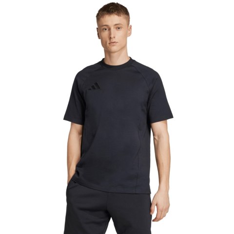 Koszulka męska adidas Tiro 25 Tee Travel czarna JY5948 Koszulka męska adidas Tiro 25 Tee Travel czarna JY5948