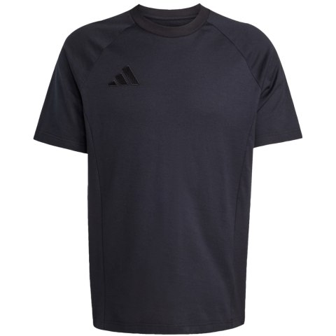 Koszulka męska adidas Tiro 25 Tee Travel czarna JY5948 Koszulka męska adidas Tiro 25 Tee Travel czarna JY5948
