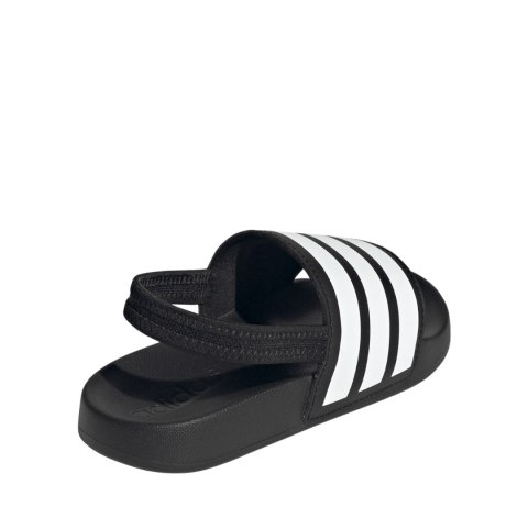 Klapki dla dzieci adidas Adilette Estrap czarne JR5328 Klapki dla dzieci adidas Adilette Estrap czarne JR5328