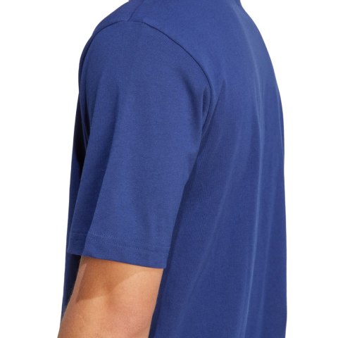 Koszulka męska adidas Collegiate Lineage Graphic ciemnoniebieska JM6417