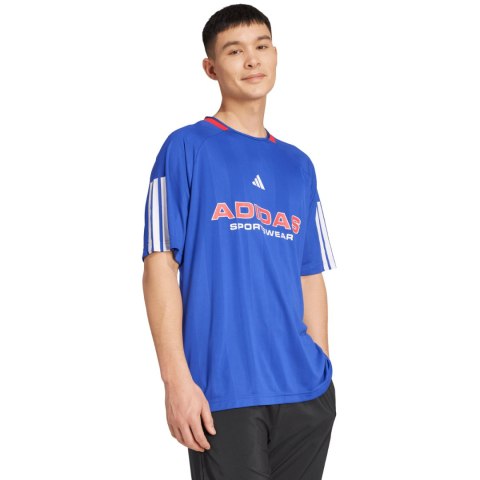 Koszulka męska adidas House of Tiro Jersey niebieska KB5568 Koszulka męska adidas House of Tiro Jersey niebieska KB5568