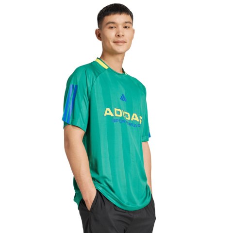 Koszulka męska adidas House of Tiro Jersey zielona KB5570