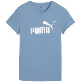 Koszulka damska Puma Ess Metallic No.1 Logo niebieska 631536 34