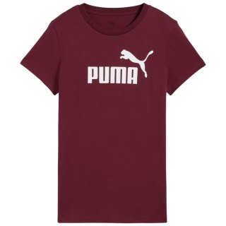 Koszulka damska Puma Ess No.1 Logo Tee (s) burgundowa 682371 96