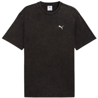 Koszulka męska Puma Ess Elevated Relaxed Wash Tee czarna 688048 01