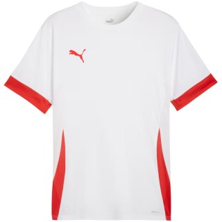 Koszulka męska Puma teamGoal Matchday Jersey biało-czerwona 705747 11