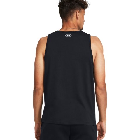 Koszulka męska Under Armour Sportstyle Logo Tank czarna 1382883 001