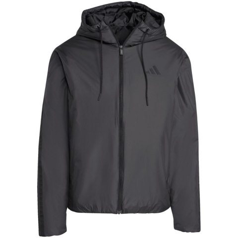 Kurtka męska adidas Essentials Climawarm 3 Stripes Insulated Hooded czarna KB8149 Kurtka męska adidas Essentials Climawarm 3 Stripes Insulated Hooded czarna KB8149