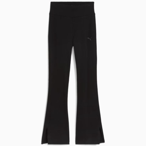 Legginsy damskie Puma Ess High-Waist Flared czarne 688156 01