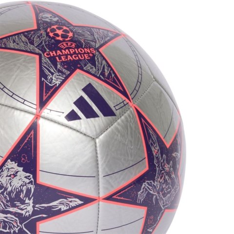 Piłka nożna adidas UCL Club 25/26 League Stage srebrna JP1539