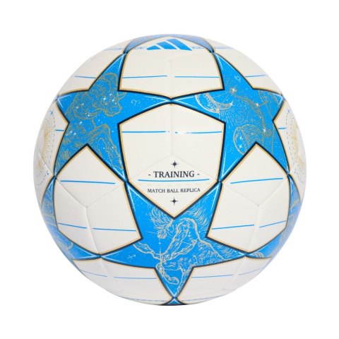 Piłka nożna adidas UCL Training 25/26 League Stage biało-niebieska JP1534