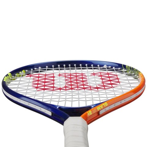 Rakieta do tenisa ziemnego Wilson Slam JR 21 Boys TNS RKT 3 1/2'' granatowo-pomarańczowa WR172010U
