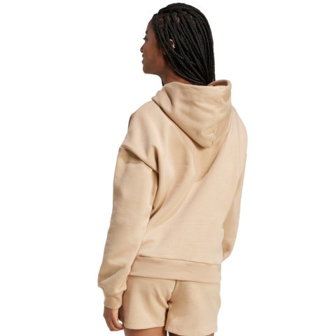 Bluza damska adidas Essentials Small Logo Feel Cozy Hoodie beżowa JV7310