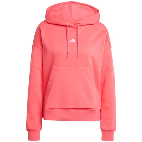 Bluza damska adidas Essentials Small Logo Feel Cozy Hoodie koralowa KE4380 Bluza damska adidas Essentials Small Logo Feel Cozy Hoodie koralowa KE4380