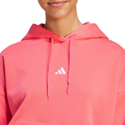 Bluza damska adidas Essentials Small Logo Feel Cozy Hoodie koralowa KE4380 Bluza damska adidas Essentials Small Logo Feel Cozy Hoodie koralowa KE4380