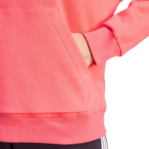 Bluza damska adidas Essentials Small Logo Feel Cozy Hoodie koralowa KE4380 Bluza damska adidas Essentials Small Logo Feel Cozy Hoodie koralowa KE4380