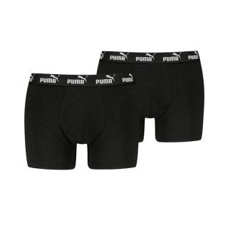 Bokserki męskie Puma Elements Basic 2P czarne 938753 09