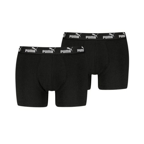 Bokserki męskie Puma Elements Basic 2P czarne 938753 09