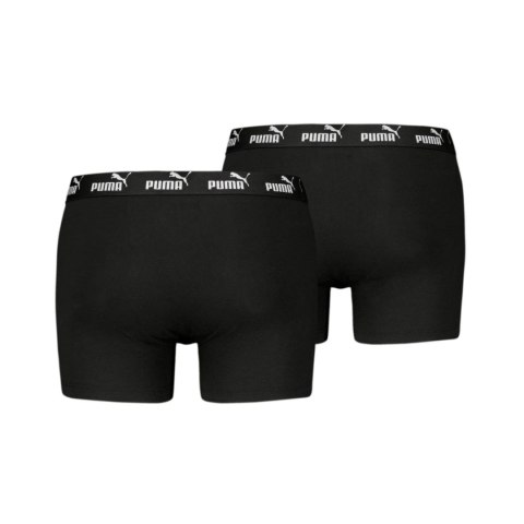 Bokserki męskie Puma Elements Basic 2P czarne 938753 09