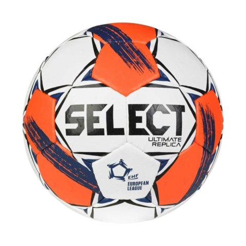 Piłka ręczna Select Ultimate European League Replic 3 v25 EHF biało-pomarańczowa 13521