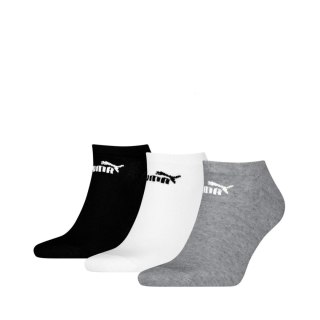 Skarpety Puma Elements Unisex Plain Snea 3pary szare, białe, czarne 947109 07