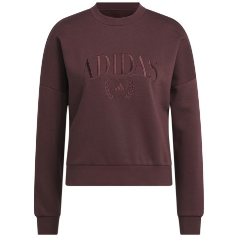 Bluza damska adidas Cozy Sweatshirt brązowa JM1794