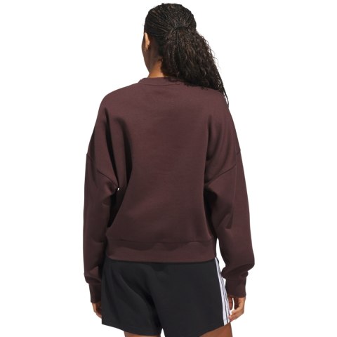Bluza damska adidas Cozy Sweatshirt brązowa JM1794