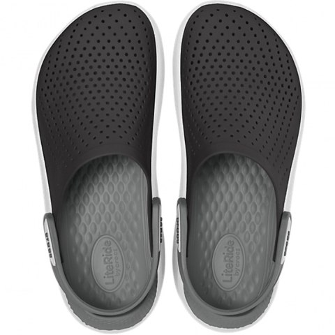 Chodaki Crocs Literide Clog czarno-szare 204592 05M