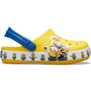 Chodaki dla dzieci Crocs FL Minions Multi Clg Kids żółte 205512 730
