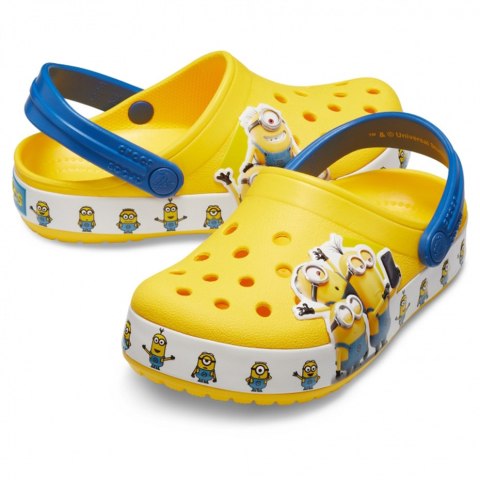 Chodaki dla dzieci Crocs FL Minions Multi Clg Kids żółte 205512 730