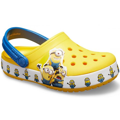 Chodaki dla dzieci Crocs FL Minions Multi Clg Kids żółte 205512 730