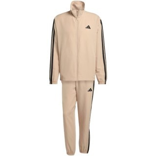 Dres męski adidas Sportswear Basic 3-Stripes Woven beżowy JX3149