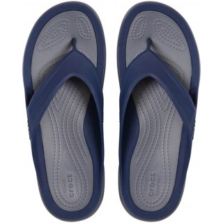 Klapki Crocs Swiftwater Wave Flip M granatowo-szare 206242 4HE