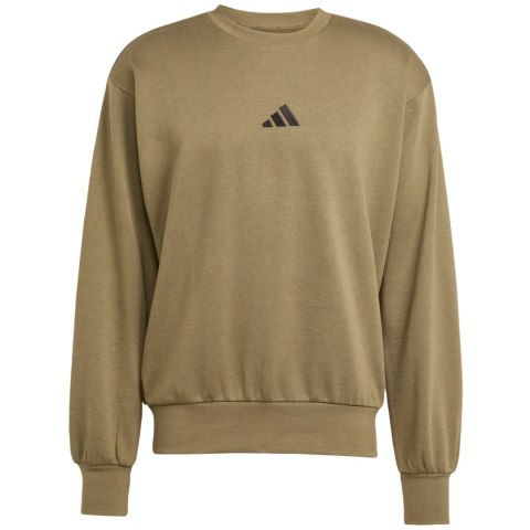 Bluza męska adidas Essentials Feelcozy Fleece oliwkowa KD5149