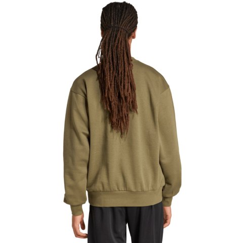 Bluza męska adidas Essentials Feelcozy Fleece oliwkowa KD5149