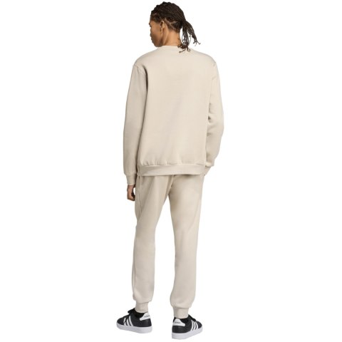 Dres męski adidas Sportswear Big Logo Fleece Colorblock beżowy JX5572