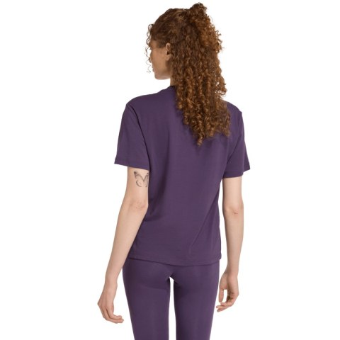 Koszulka damska adidas Essentials Small Logo Cotton fioletowa JY4966