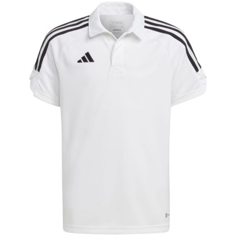 Koszulka dla dzieci adidas Tiro 23 League Polo biała HS3589