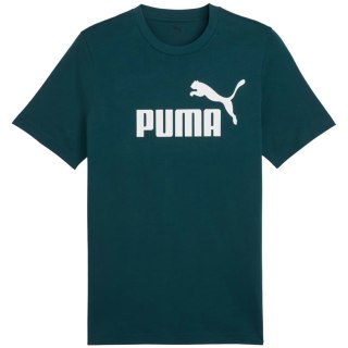 Koszulka męska Puma Ess No.1 Logo Tee (s) zielona 682533 75