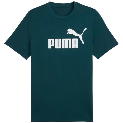 Koszulka męska Puma Ess No.1 Logo Tee (s) zielona 682533 75